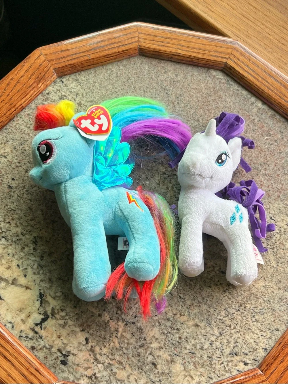 MLP Plushie Rainbow Dash and Rarity